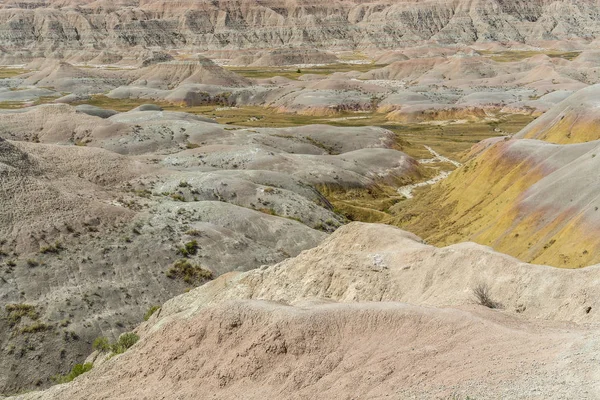 Conata-medence panoráma a Badlands Nemzeti Park, Dél-Dakota, Egyesült Államok — Stock Fotó