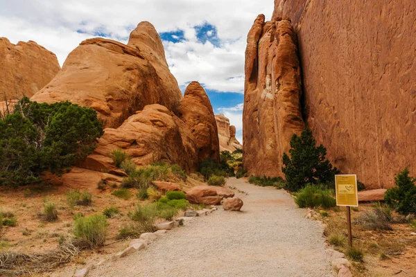 Devil's Garden in Arches National Park in Utah, United States — Stock Photo, Image