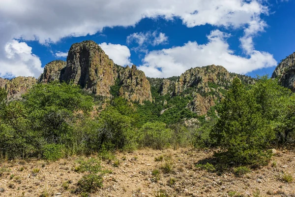 Chisos Mountains in Big Bend National Park in Texas, United States Stock Image