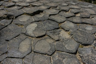 Devil 's postpile Ulusal Anıtı Kaliforniya, Amerika Birleşik Devletleri 'nde şeytan Postpile