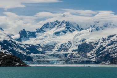 Alaska, Amerika Birleşik Devletleri Glacier Bay Milli Parkı 'nda Johns Hopkins Glacier