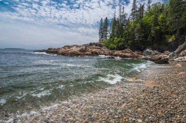 Küçük Hunters Beach Acadia Milli Parkı Maine, Amerika Birleşik Devletleri