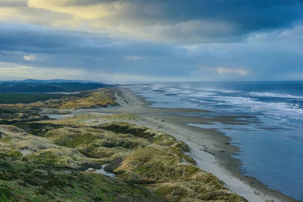 Dunas costeras cerca de la ciudad de Florencia en Oregon, Estados Unidos — Foto de Stock