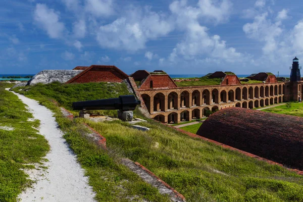 Fort Jefferson Interior in Dry Tortugas National Park in Florida, United States — Stock Photo, Image
