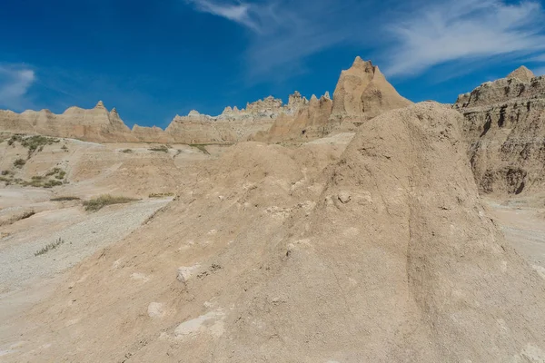 Fosilní stopa v národním parku Badlands v Jižní Dakotě, Spojené státy — Stock fotografie