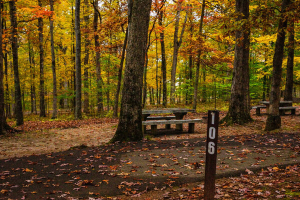 Headquarters Campground in Mammoth Cave National Park in Kentucky, United States