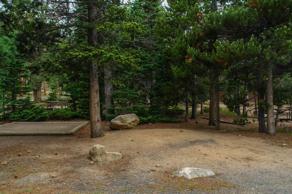 Longs Peak Campground i Rocky Mountain National Park i Colorado, Förenta staterna — Stockfoto
