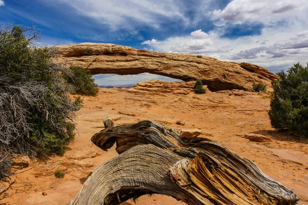 Mesa Arch in Canyonlands National Park em Utah, Estados Unidos — Fotografia de Stock