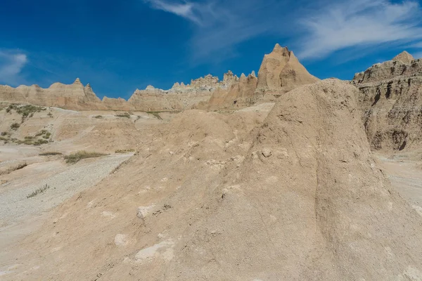 Fossil Trail in Badlands National Park in South Dakota, United States Royalty Free Stock Images