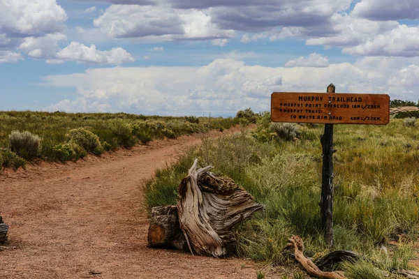 Murphy Trailhead in Canyonlands National Park in Utah, United States Royalty Free Stock Images