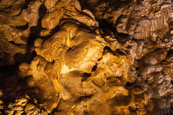 Naturlig entré rutt i Carlsbad Caverns nationalpark i New Mexico, Förenta staterna Royaltyfria Stockfoton