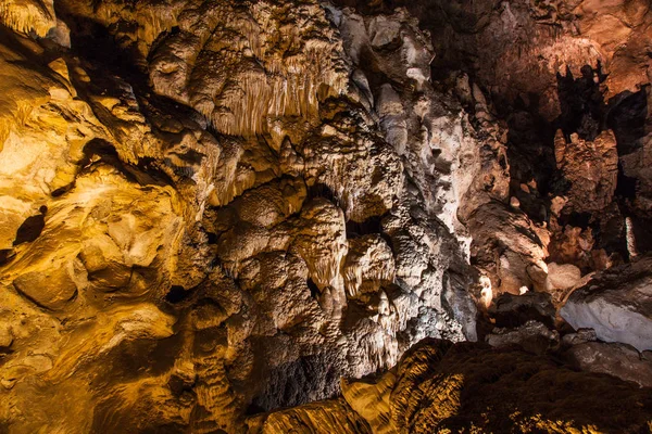 Naturlig entré rutt i Carlsbad Caverns nationalpark i New Mexico, Förenta staterna Stockbild