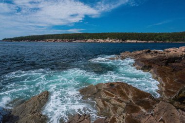 Otter Point içinde Acadia Milli Parkı Maine, Amerika Birleşik Devletleri