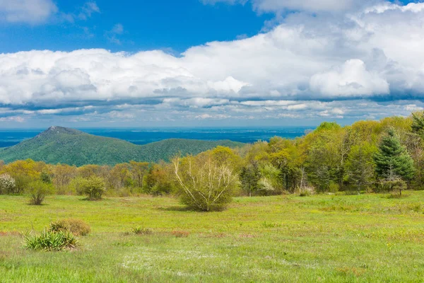 Old Rag View Vista panorâmica no Parque Nacional Shenandoah, na Virgínia, Estados Unidos — Fotografia de Stock