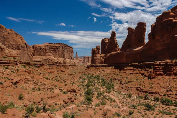 Park Avenue in Arches National Park in Utah, United States — Stock Photo, Image