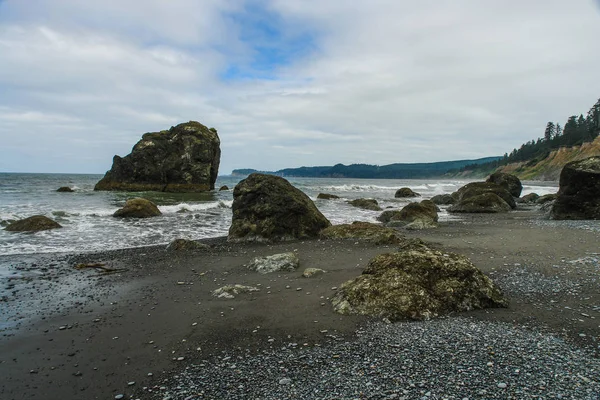 Ruby Beach en el Parque Nacional Olímpico en Washington, Estados Unidos — Foto de Stock