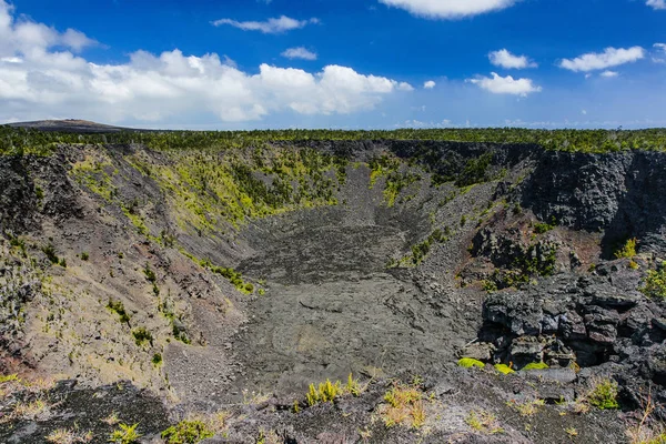 Pauahi Crater in Hawaii Volcanoes National Park in Hawaii, United States Royalty Free Stock Photos