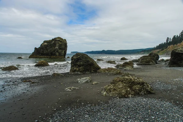 Ruby Beach in Olympic National Park in Washington, United States Stock Image