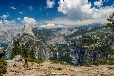 Washburn Point in Yosemite National Park in California, United States clipart