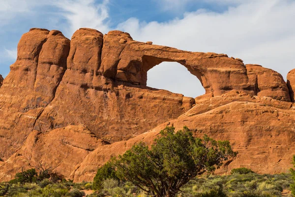 Skyline Arch in Arches National Park in Utah, United States Stock Photo