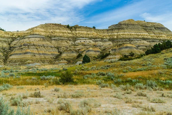 Slump Formation in Theodore Roosevelt National Park in North Dakota, United States Royalty Free Stock Images