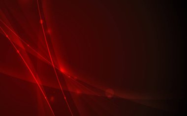 Soyut fütüristik line eğrisi öğesi kırmızı zemin üzerine. Vektör çizim için teknoloji veya iş kavramı.