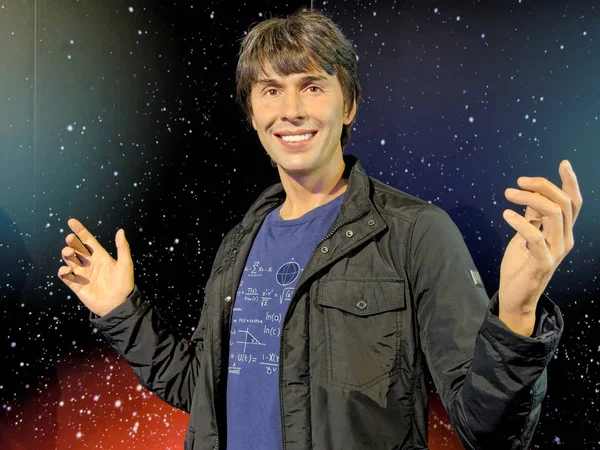 Blackpool, 14 Ocak: Madame Tussauds Blackpool, İngiltere'de 2018. Brian Edward Cox Obe figürü balmumu, bir İngiliz fizikçi ve fizik profesörü.
