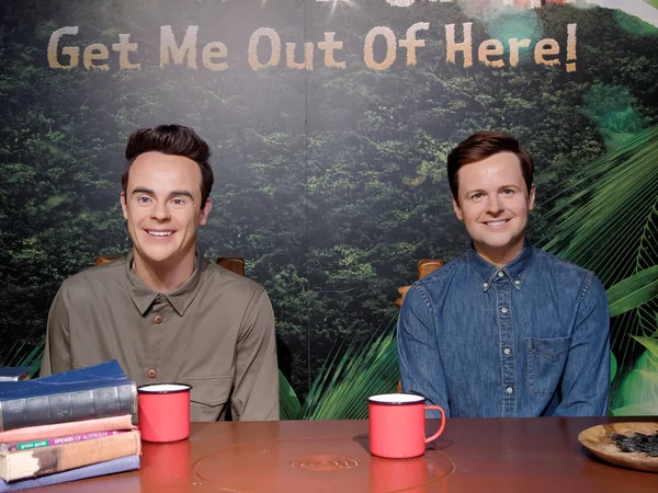 Blackpool, 14 Ocak: Madame Tussauds Blackpool, İngiltere'de 2018. Declan Joseph Oliver Donnelly ve Anthony David Mcpartlin-bir İngilizce üreticileri ve aktörler. Ben bir ünlüyüm... Beni buradan!