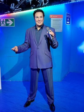 Blackpool, 14 Ocak: Madame Tussauds, İngiltere'de 2018. Efendim Thomas John Woodward, Tom Jones bilinen profesyonel bir Galli, Las Vegas'ta turne ve ses Birleşik Krallık üzerinde koçluk düzenli sanatçısıdır.