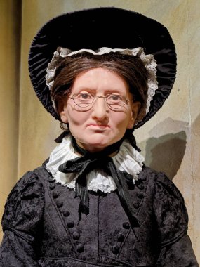 Blackpool, 14 Ocak: Madame Tussauds, İngiltere'de 2018. Anna Maria 'Marie' Tussaud balmumu heykelleri ve Madame Tussauds balmumu müzesine o Londra'da kurulan için bilinen bir Alsas doğumlu sanatçı oldu.