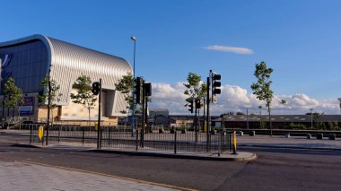 West Bromwich, Temmuz 02: Ringway Street Sandwell College, İngiltere'de, 2016 parçası ile.