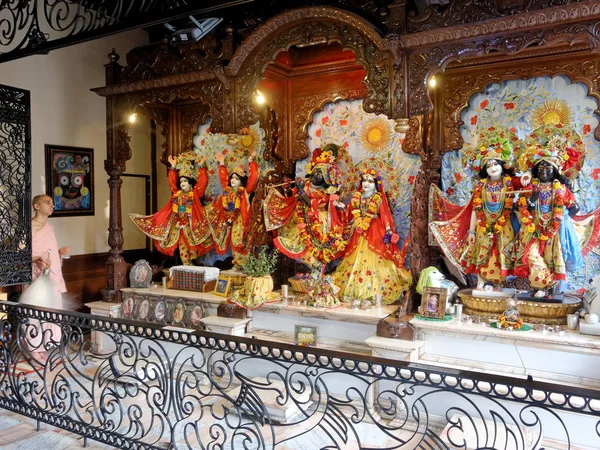 New Mayapur August Hare Krishna Temple Iskcon France 2018 Devotee — Stock fotografie