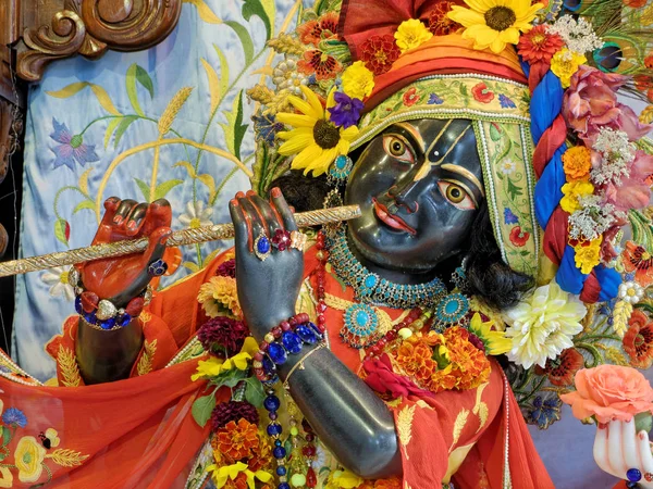 New Mayapur August Radha Krishna Hare Krishna Temple France 2018 — Stock Photo, Image