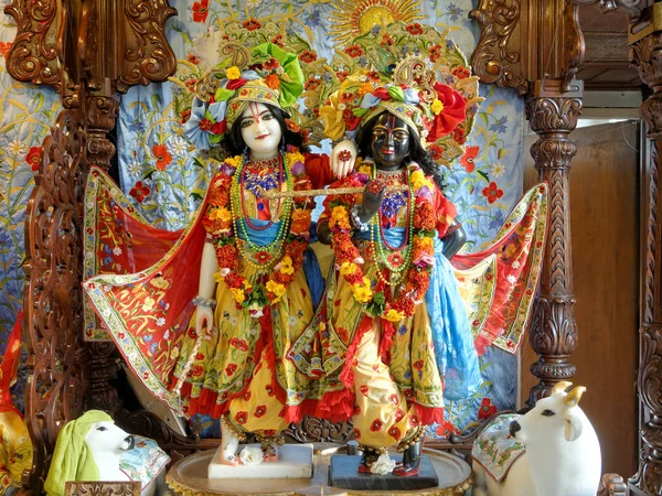 Nové Stránky Mayapur Srpna Krišna Silvie Hare Krishna Chrámu Francie — Stock fotografie