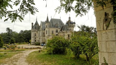 Yeni Mayapur, 15 Ağustos: Hare Krishna Tapınağı, manevi bir grubu ile bir kale Center'da, Fransa, 2018.