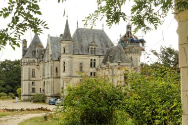 Yeni Mayapur, 15 Ağustos: Hare Krishna Tapınağı, manevi bir grubu ile bir kale Center'da, Fransa, 2018.