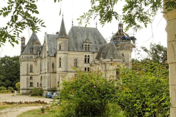 Yeni Mayapur, 15 Ağustos: Hare Krishna Tapınağı, manevi bir grubu ile bir kale Center'da, Fransa, 2018.