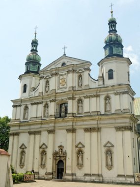 Krakow, 29 Mayıs: Kilise St. Bernardine Siena, Polonya 2018.