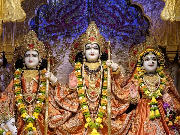 Watford May Main Altar Hare Krishna Temple Called Iskcon Bhaktivedanta — 图库照片