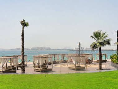 Jumeirah Beach Palm Jumeirah Basra Körfezi Dubai, BAE tarih ile.
