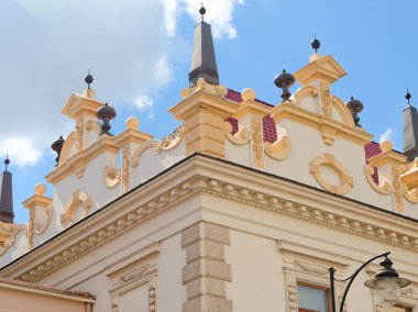 Tarihi bina Art Nouveau mimari, Rzeszow, Polonya formüllerde ifade unsurları