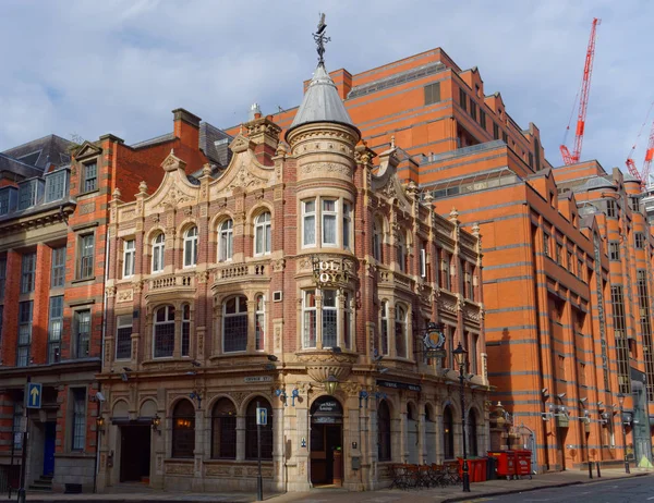 Birmingham Říjen Může Být Dominantou Pivnice Birminghamu Obchodní Čtvrti Ale — Stock fotografie