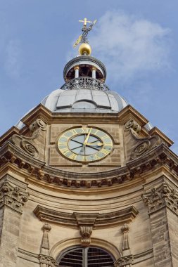 Birmingham, Ekim 07: St Philip's Katedrali'nin bir saatli bir kule. İngiltere'de 2018