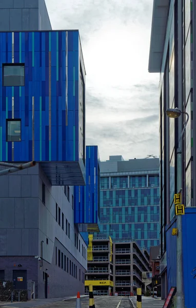 Birmingham, Ekim 07: Birmingham Çocuk Hastanesi, modern bir bölüm. İngiltere'de 2018