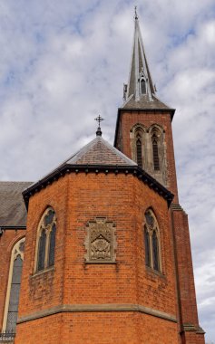 Birmingham, Ekim 07: St Chad'in Katedrali Roma Katolik Kilisesi. İngiltere'de 2018
