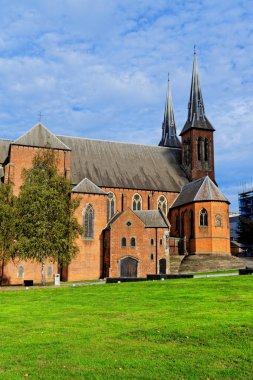 Birmingham, Ekim 07: St Chad'in Katedrali Roma Katolik Kilisesi. İngiltere'de 2018