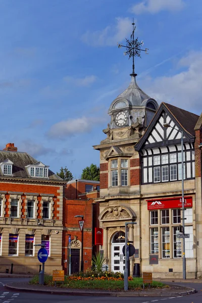 Sutton Coldfield Outubro Weathercock Clock Tower High Street Reino Unido — Fotografia de Stock