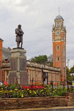 Sutton Coldfield, Ekim 13: Savaş Anıtı ve Belediye Binası, Uk 2018