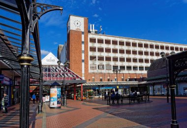 Cannock, 31 Ekim. Bir pasajda Alışveriş Merkezi, İngiltere'de 2018