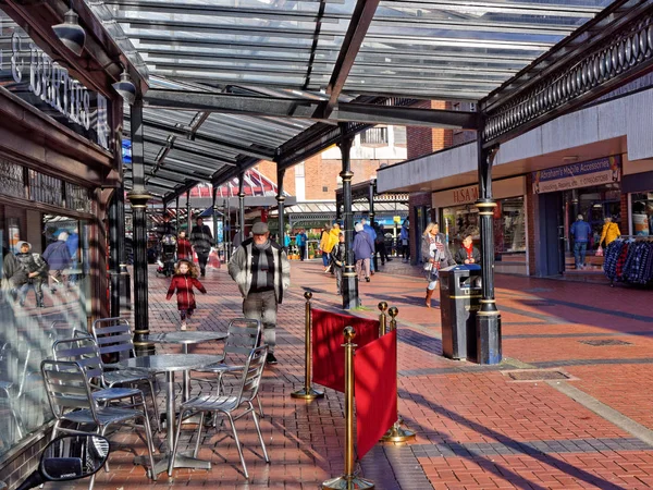 Cannock October Restaurant Arcades Shopping Center 2018 — Stock Photo, Image